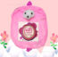 Faith can move mountains Christian kids bag pink with Bible verse