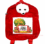 Faith in Christ red christian teddy bag for kids