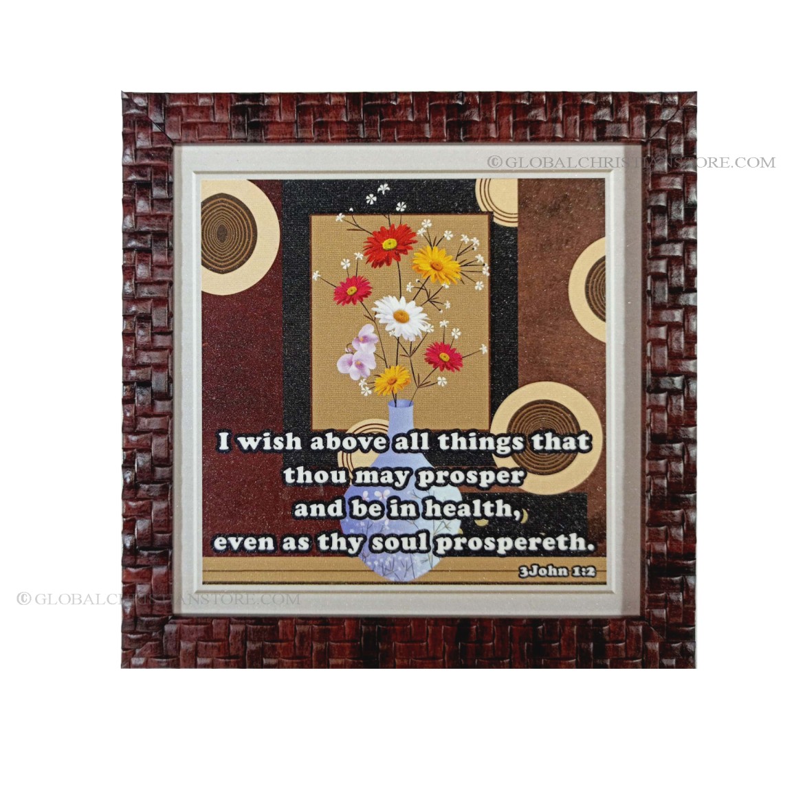 I wish above all things that thou may prosper and be in health Bible verse frame