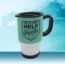 King of Kings and He is our Help and Refuge Travel mug with Bible verse