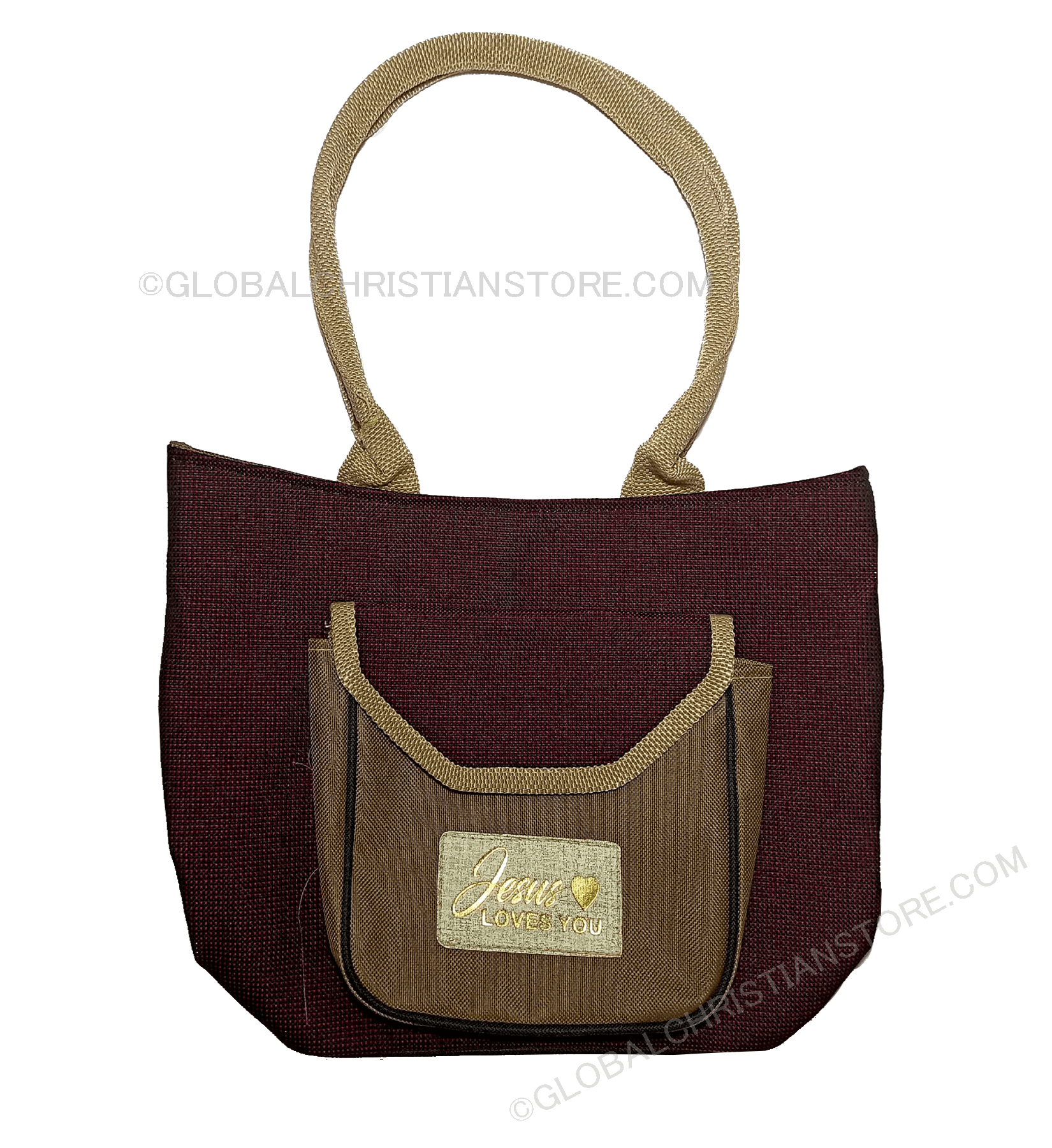 Maroon Color Christian Ladies bag Maroon Color Christian Ladies bag
