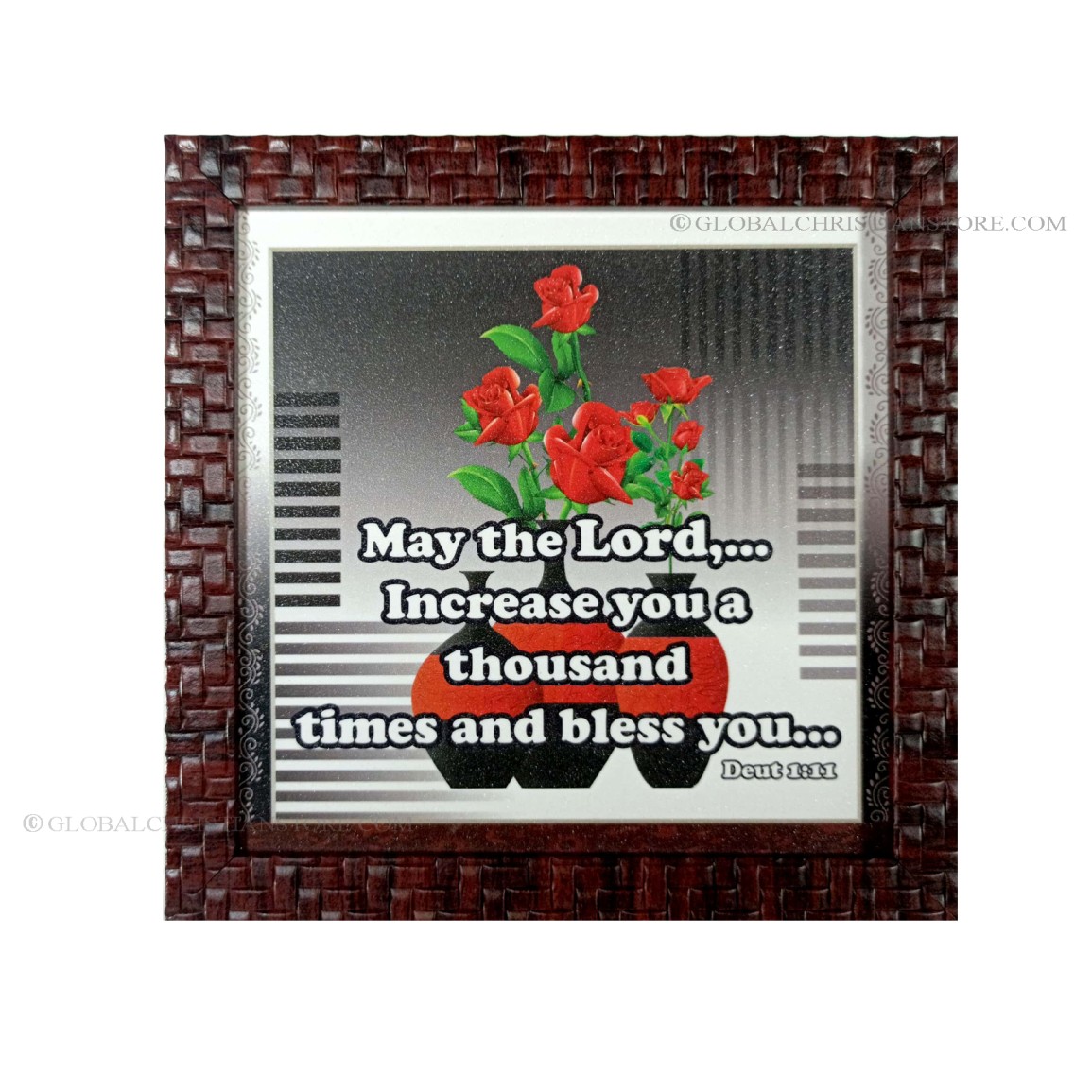 May the Lord increase you a thousand times Bible verse frame