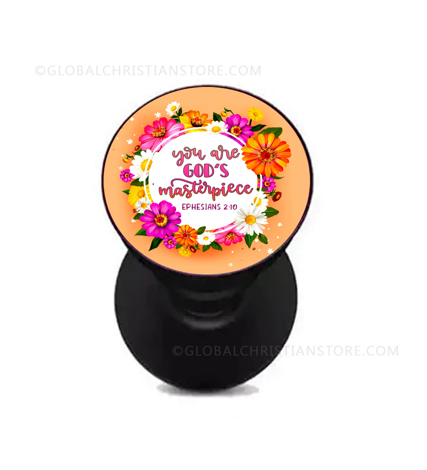 You are Gods Masterpiece Ephesians 2 verse 10 Bible verse printed mobile popsocket