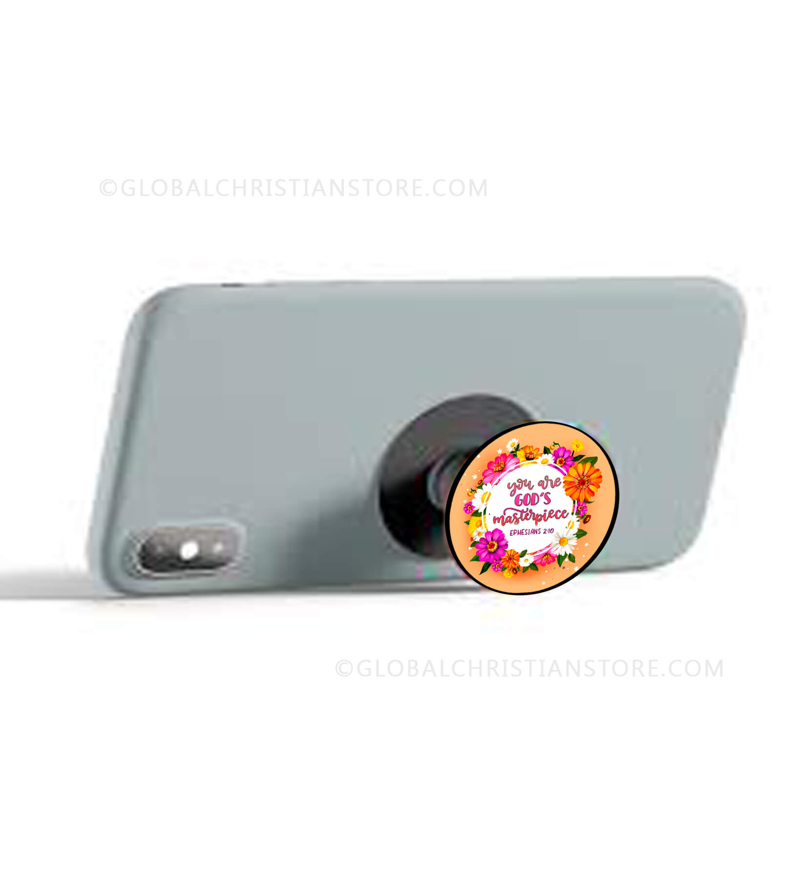 You are Gods Masterpiece Ephesians 2 verse 10 Bible verse printed mobile popsocket