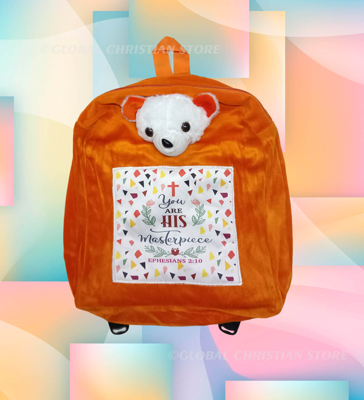 You are His Masterpiece Ephesians 2 verse 10 Christian Kids bag