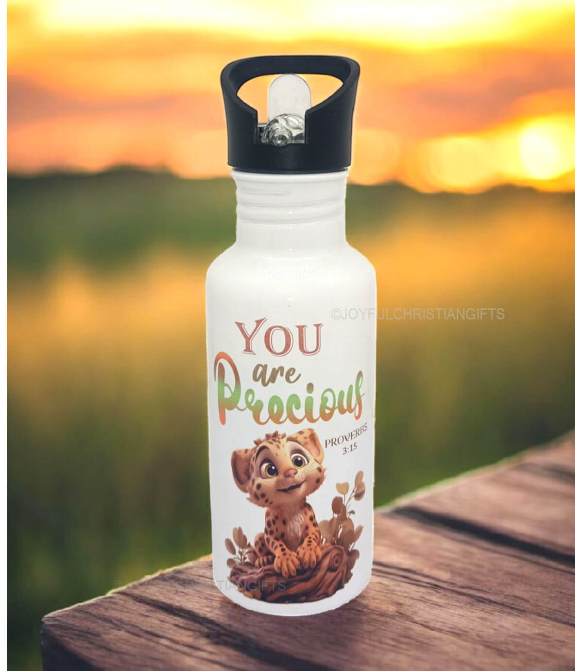 You are Precious and The Lord Bless you and Keep you Numbers 6 24 Christian Kids Nozzle Bottle