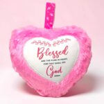 Blessed Are The Pure In Heart,For They Shall See God Small Cushion Gift With Bible Verse