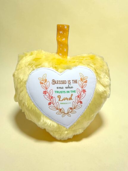 Blessed Is The One Who Trusts In The Lord Small Cushion Gift With Bible Verse