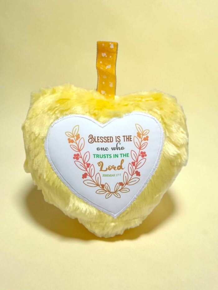 Blessed Is The One Who Trusts In The Lord Small Cushion Gift With Bible Verse