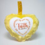 Devotion Love Commitment Joy Faith Peace Hope Trust Respect Unity Small Cushion Gift With Bible Verse