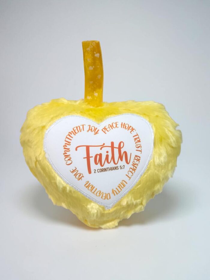 Devotion Love Commitment Joy Faith Peace Hope Trust Respect Unity Small Cushion Gift With Bible Verse