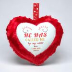 He Has Called Me By My Name And I am His Small Cushion Gift With Bible Verse