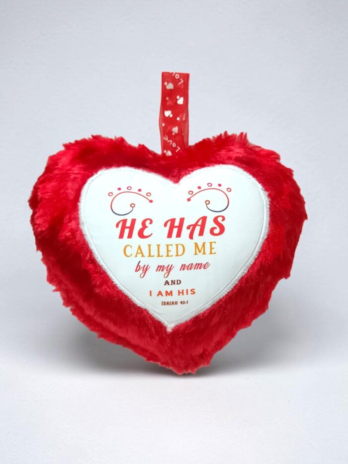 He Has Called Me By My Name And I am His Small Cushion Gift With Bible Verse