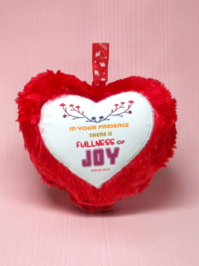 In Your Presence There Is Fullness Of Joy Small Cushion Gift With Bible Verse