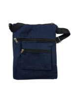 Be Strong And Courageous Jean Sling Bag With Bible Verse - Image 2
