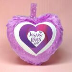 Jesus Loves You Small Cushion Gift With Bible Verse