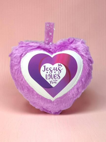 Jesus Loves You Small Cushion Gift With Bible Verse