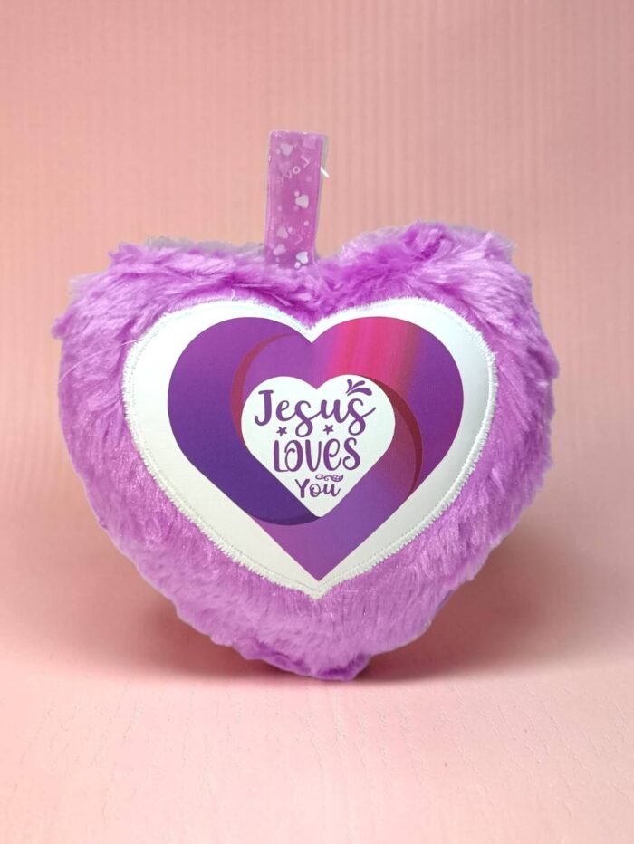 Jesus Loves You Small Cushion Gift With Bible Verse - Image 1