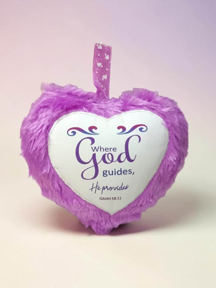 Where God Guides,He Provides Small Cushion Gift With Bible Verse Where God Guides,He Provides Small Cushion Gift With Bible Verse - Image 1