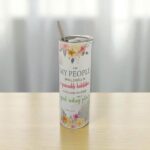 He Will Set You High Above All Nations Which He Has Made In Praise,In Name And In Honor and And My People Shall Dwell In A Peaceful Habitation And In Sure Dwellings And In Quiet Resting Places Premium Tumbler With Bible Verse - Image 2