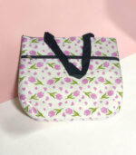 Bag And Purse Combo With Christisan Bible Verse His Faithful Love Endures Forever - Image 3