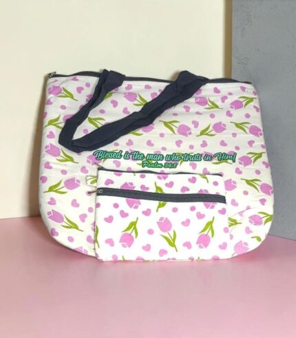 Blessed Is The Man Who Trusts In Him Bag And Purse Combo With Bible Verse