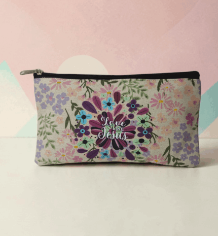 Christian Cotton Purse With Bible Verse Love Like Jesus