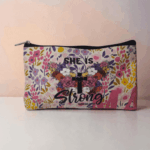 Christian Cotton Purse With Bible Verse She Is Strong