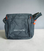 Christian Gents Sling Bag With Bible Verse Jesus Loves You - Image 2