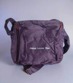 Christian Gents Sling Bag With Bible Verse Jesus Loves You