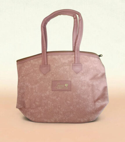 Christian Ladies Floral Design Handbag With Bible Verse Jesus Loves You