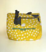 Christian Yellow Bag And Purse Combo With Bible Verse Blessed Is The Man Who Trusts In Him - Image 2