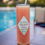 For I Know The Plans That I Have For You and He Has Made Everything Beautiful In Its Time Premium Tumbler With Bible Verse