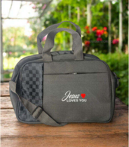 Gents Office Bag With Christian Bible Verse