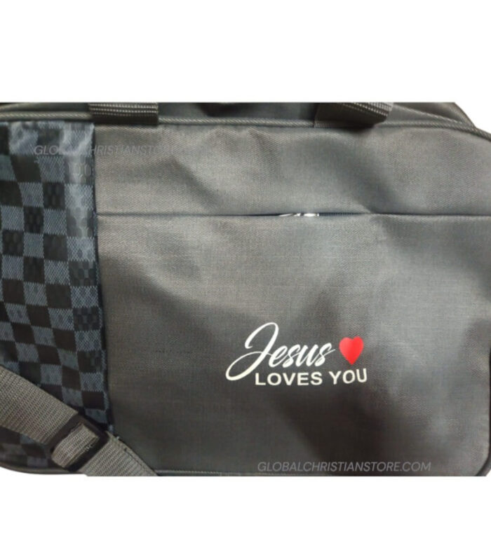Gents Office Bag With Christian Bible Verse - Image 2
