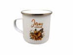 Jehovah Jireh Is My Provider and Jesus Loves Me Metal Mug With Bible Verse - Image 2