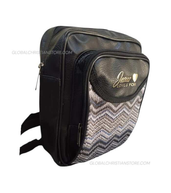 Jesus Loves You Gents Slingbag With Bible Verse - Image 3