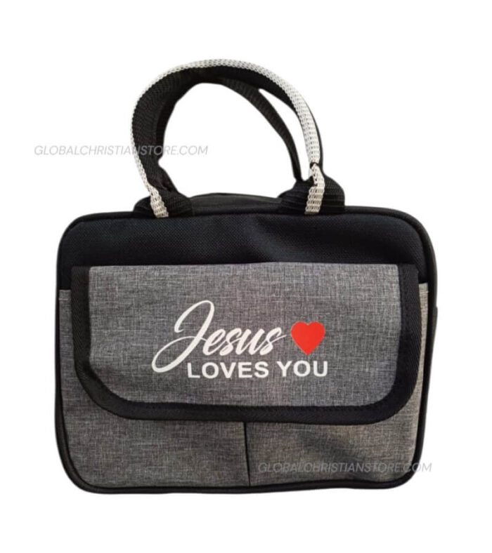 Jesus Loves You Small Handbag With Bible Verse Jesus Loves You Small Handbag With Bible Verse