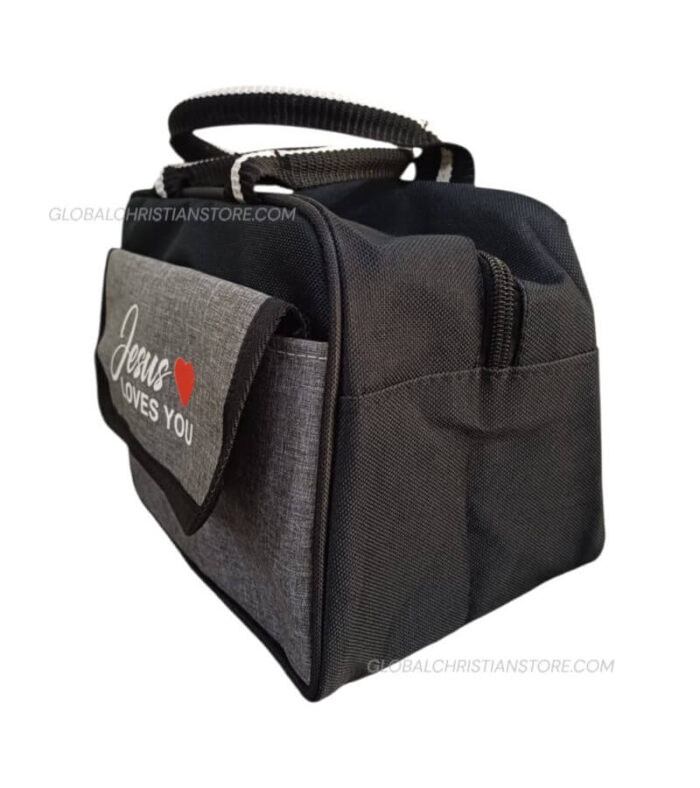 Jesus Loves You Small Handbag With Bible Verse - Image 2