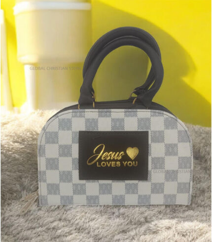 Ladies Handpurse With Bible Verse Jesus Loves You