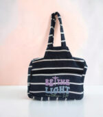 Small Cotton Handbag With Bible Verse Be The Light - Image 2