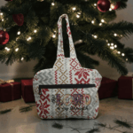 The Lord Is My Strength Small Cotton Handbag With Bible Verse